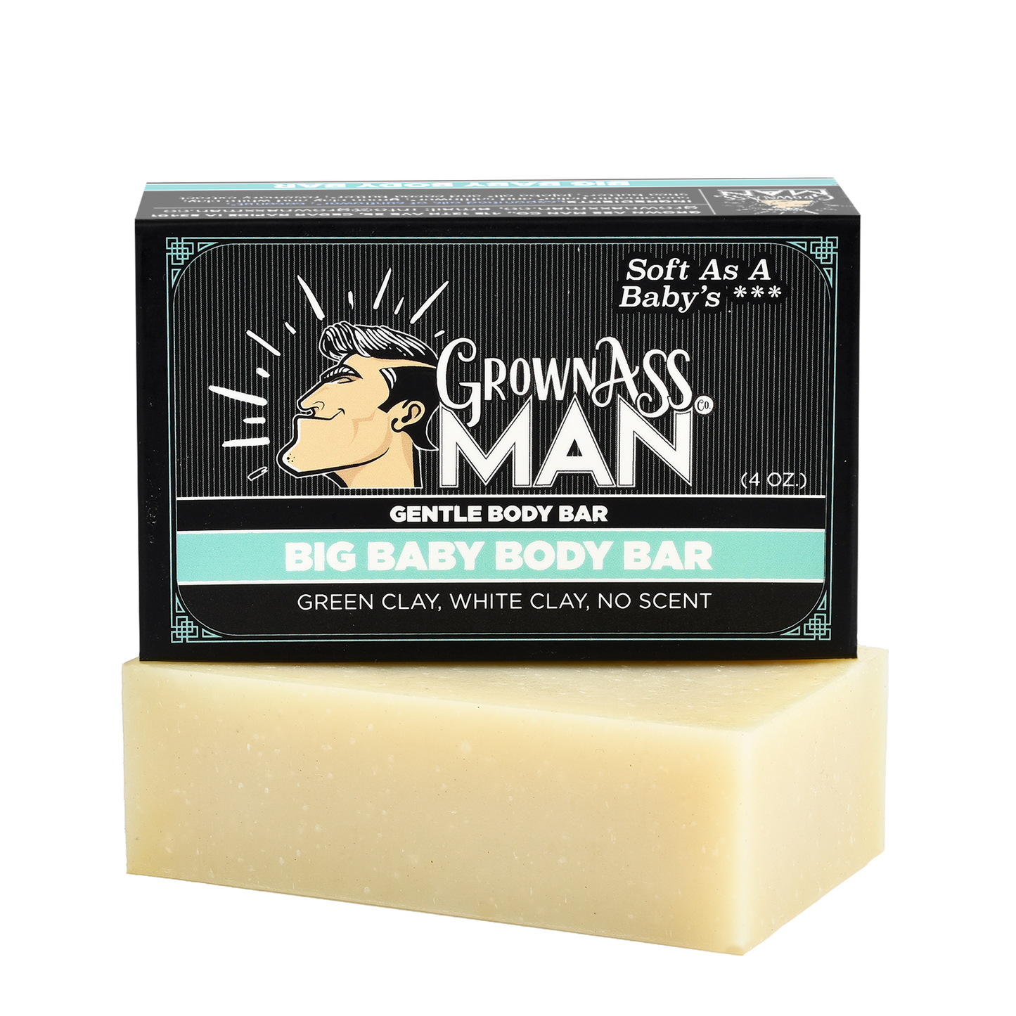 Big Baby Unscented Body Bar - 3 Pack