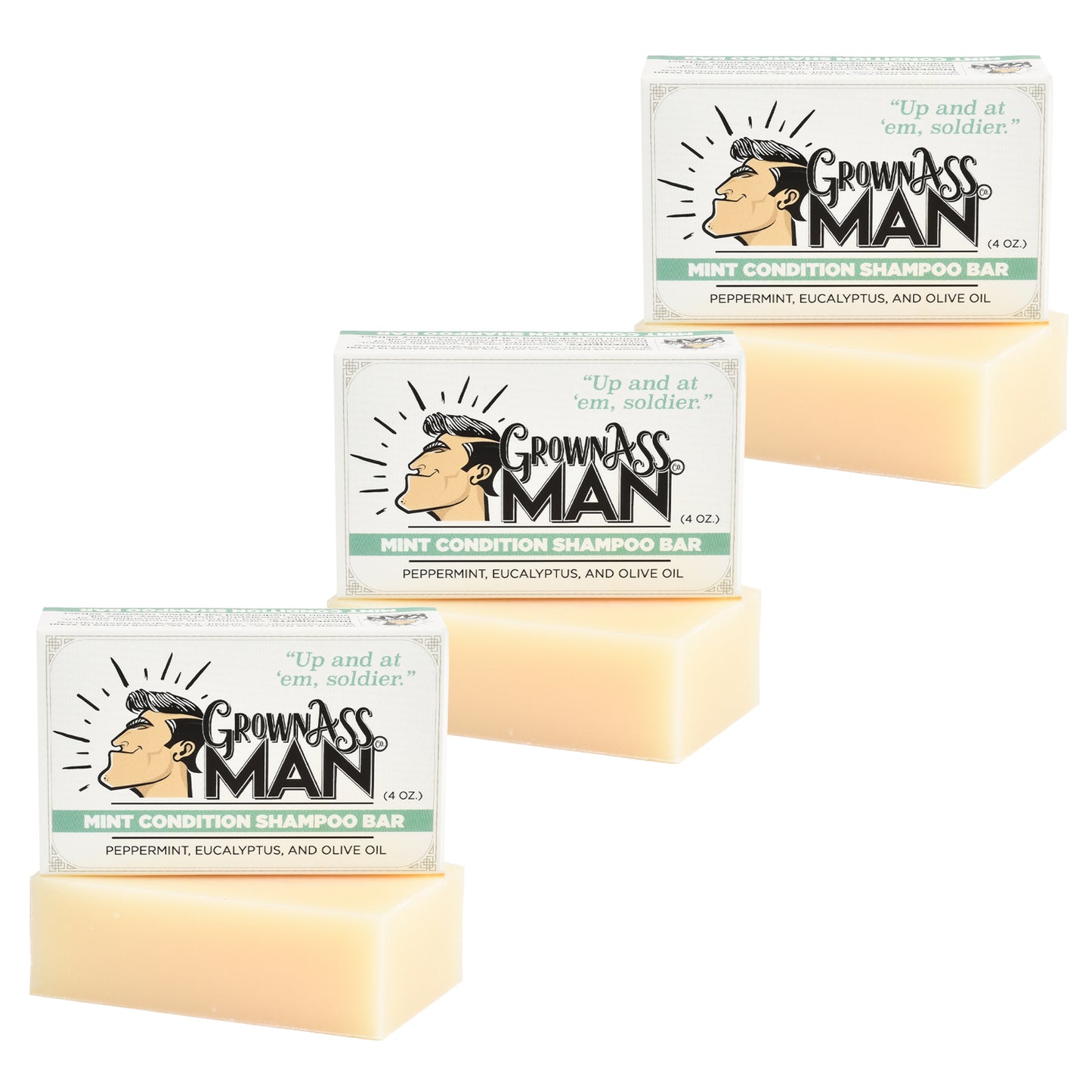 Mint Condition Shampoo Bar - 3 Pack