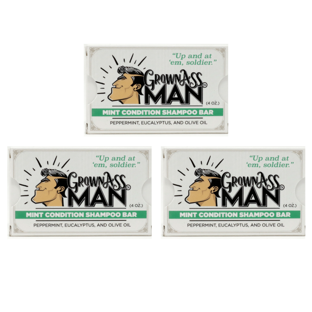 Mint Condition Shampoo Bar - 3 Pack