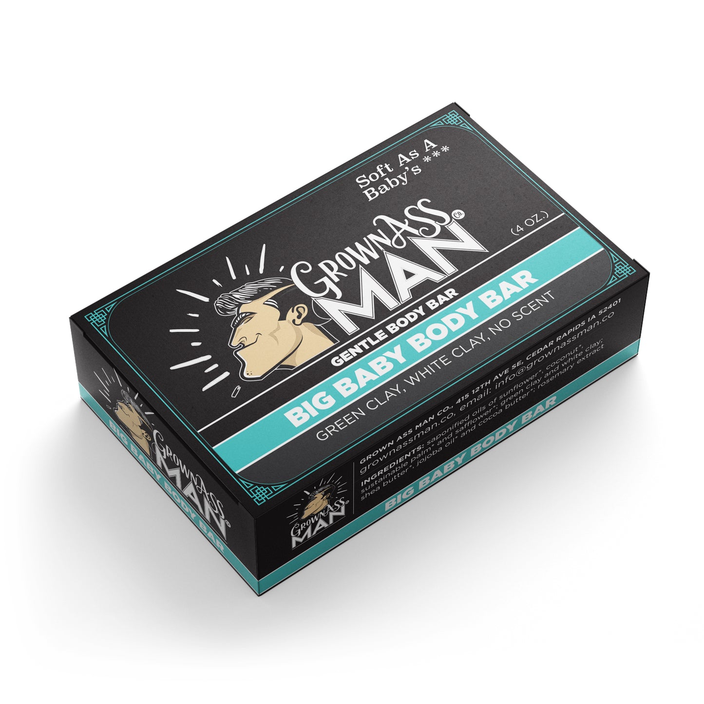 Big Baby Unscented Body Bar - 1-Pack