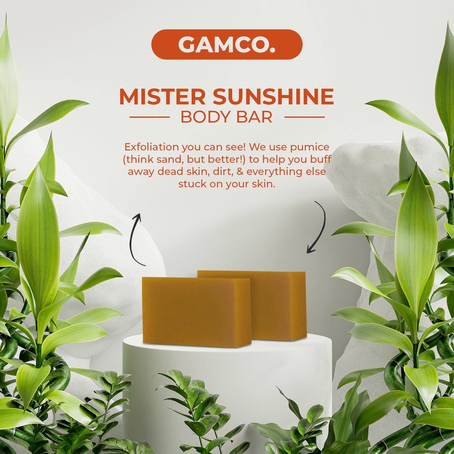 Mister Sunshine Mild Exfoliating Body Bar - 6-Pack