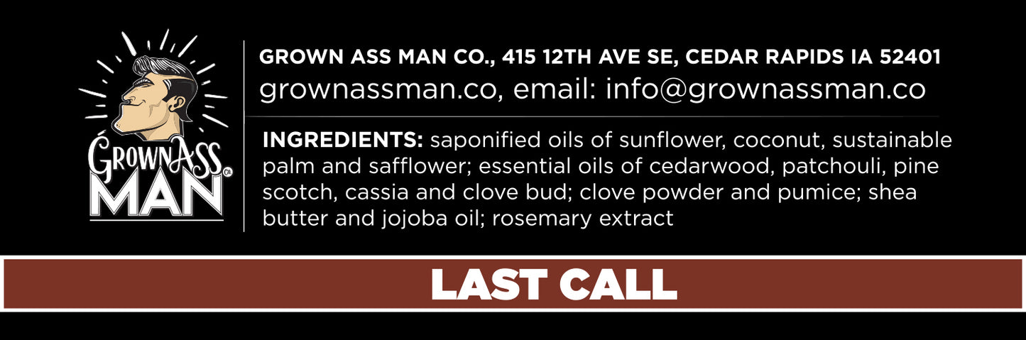Last Call Mild Exfoliating Body Bar - 1 Pack