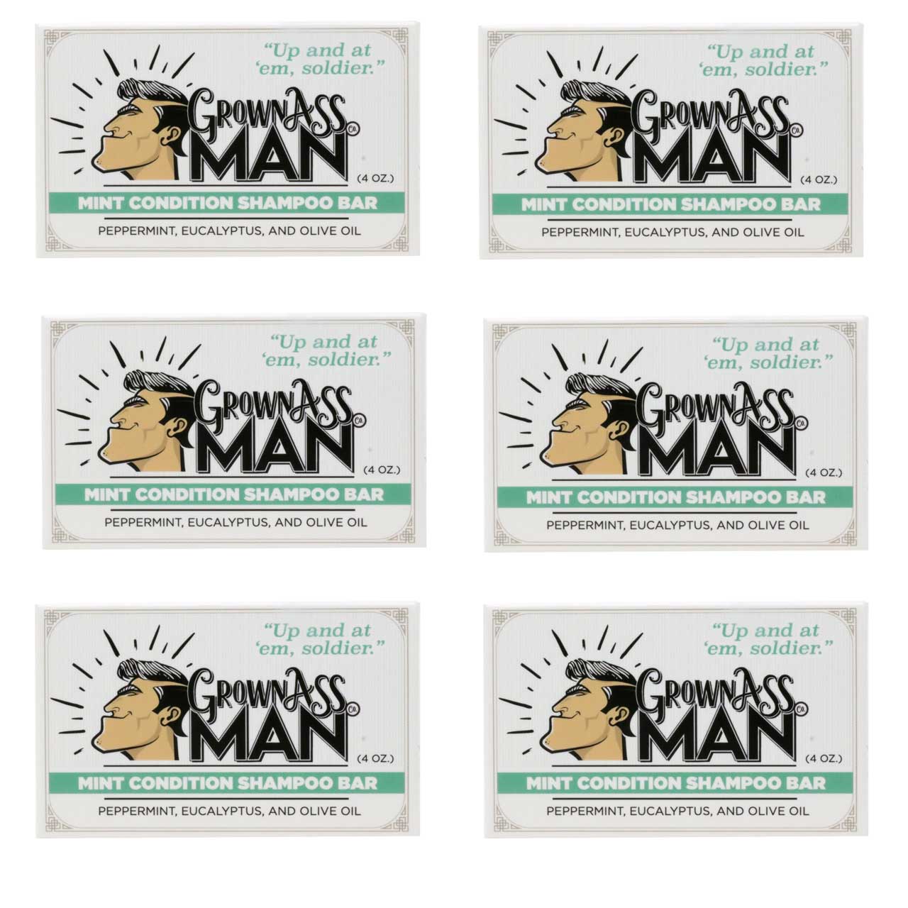Mint Condition Shampoo Bar - 6 Pack