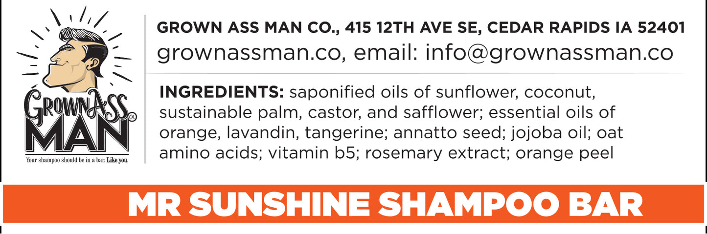Mister Sunshine Shampoo Bar - 6-Pack