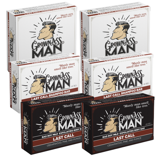 Grown Ass Man Co. Full Bath 6-Pack Bundle