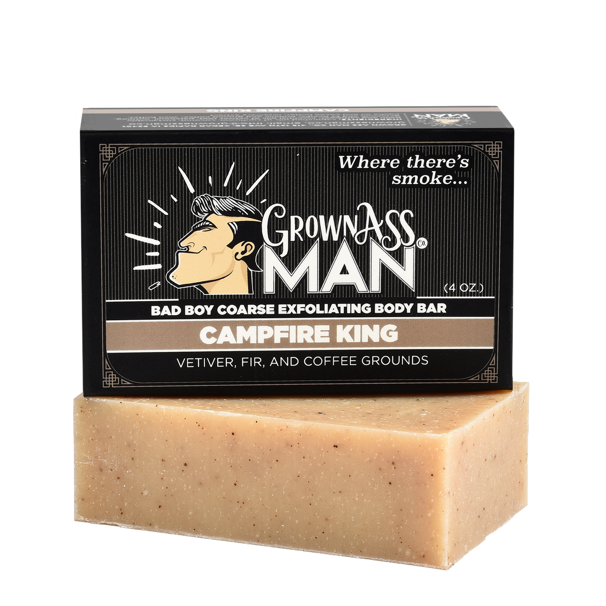 Campfire King Coarse Exfoliating Body Bar - 3-Pack