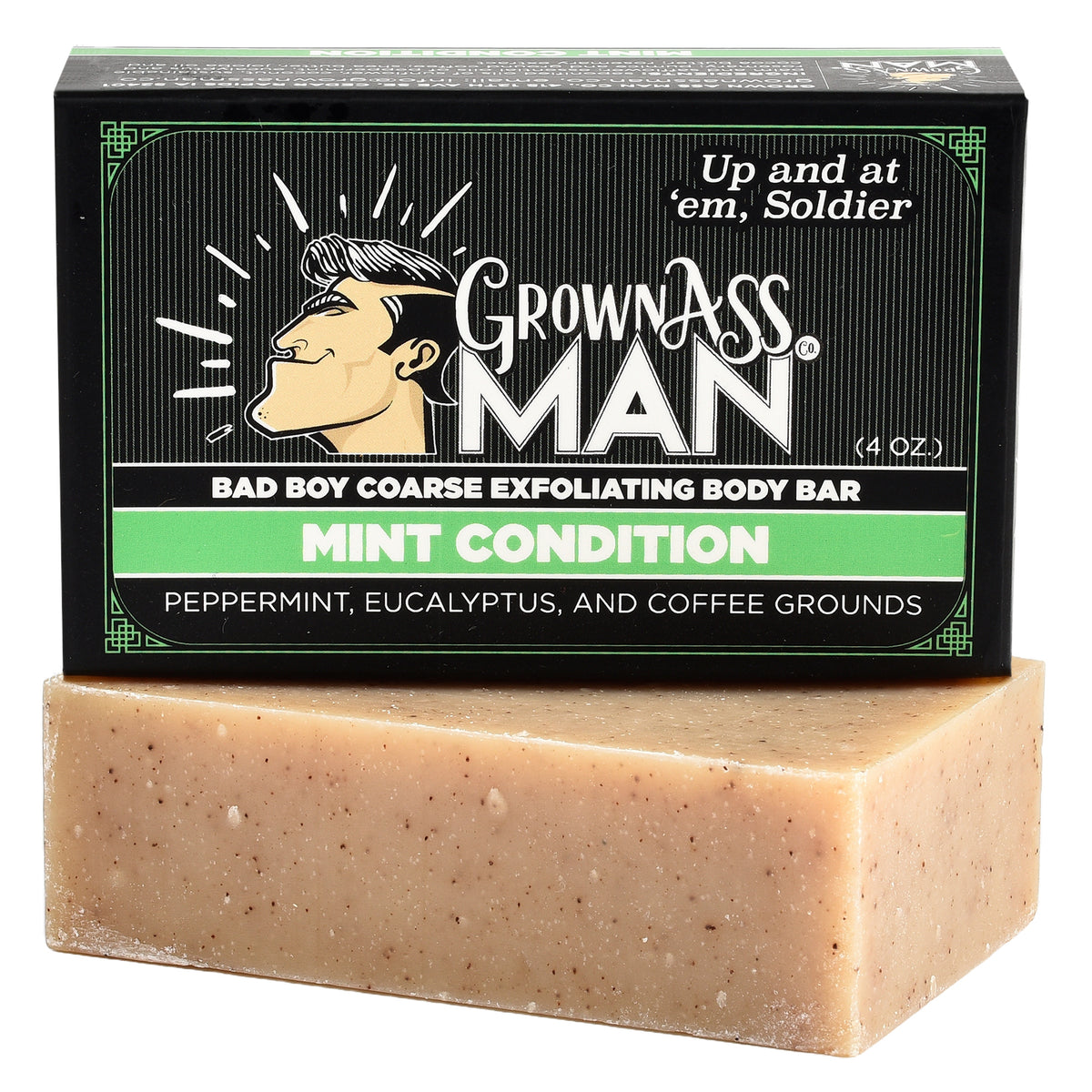 Mint Condition Coarse Exfoliating Body Bar - 3-Pack
