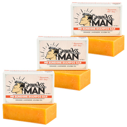 Mister Sunshine Shampoo Bar - 3-Pack