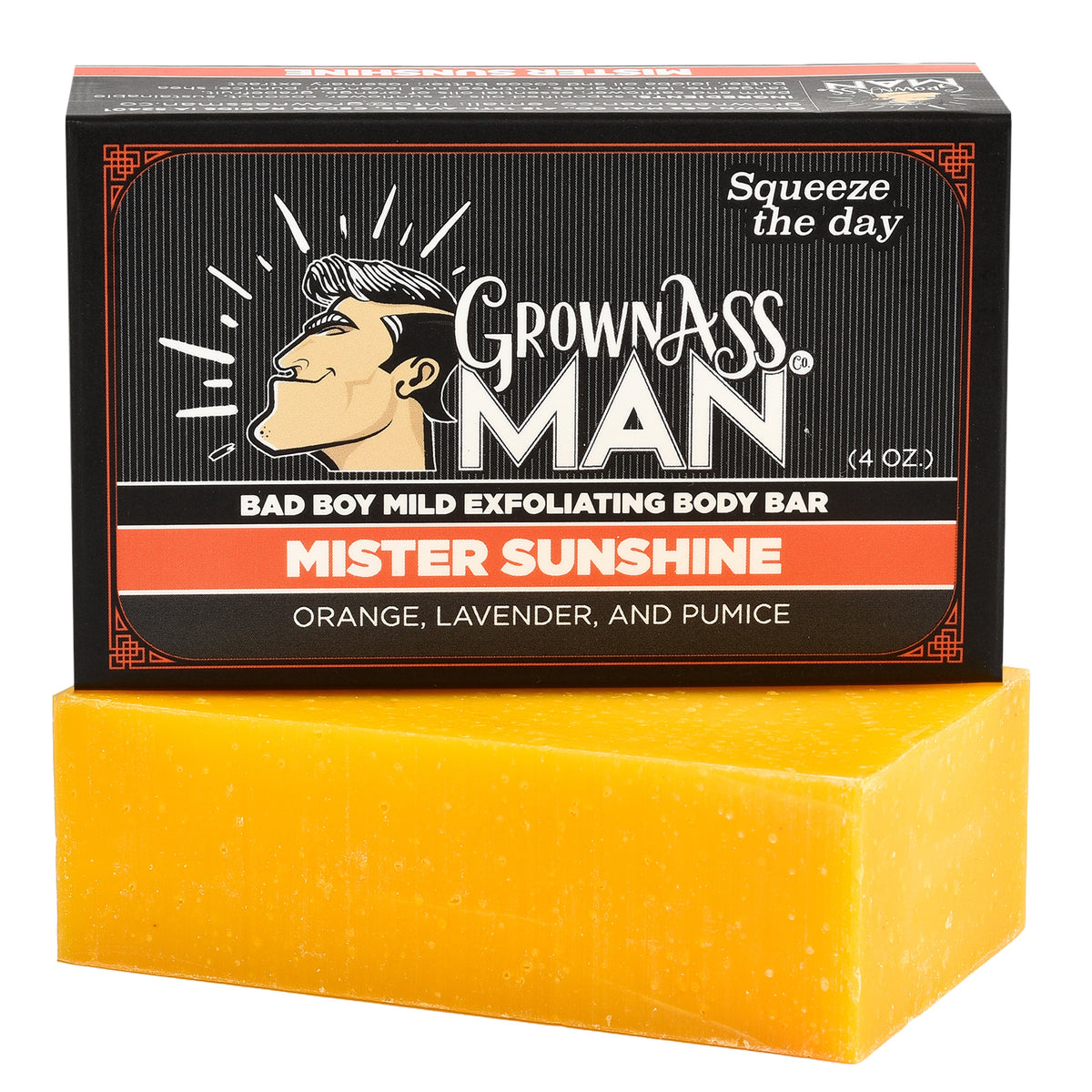 Mister Sunshine Mild Exfoliating Body Bar - 1-Pack