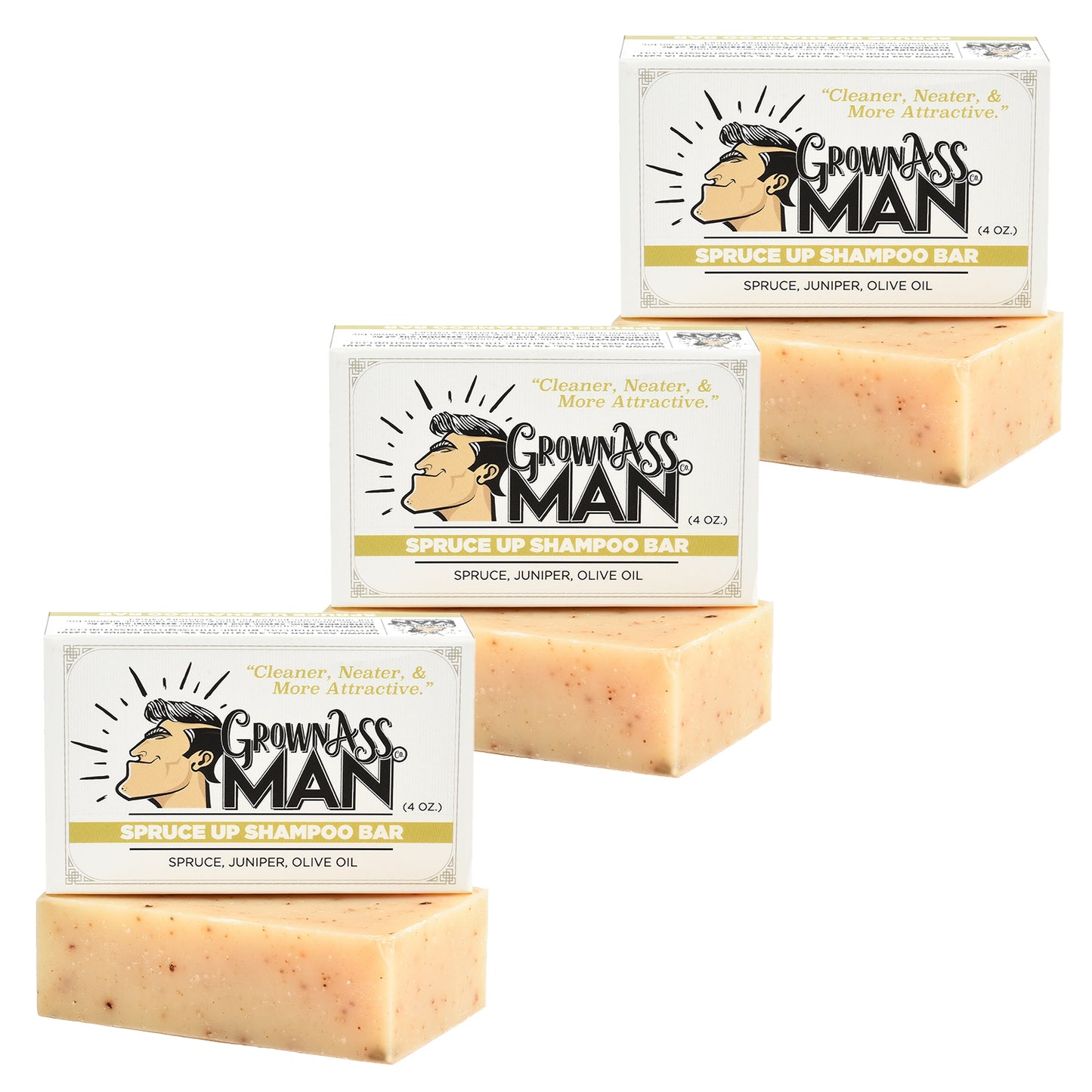 Spruce Up Shampoo Bar - 3-Pack