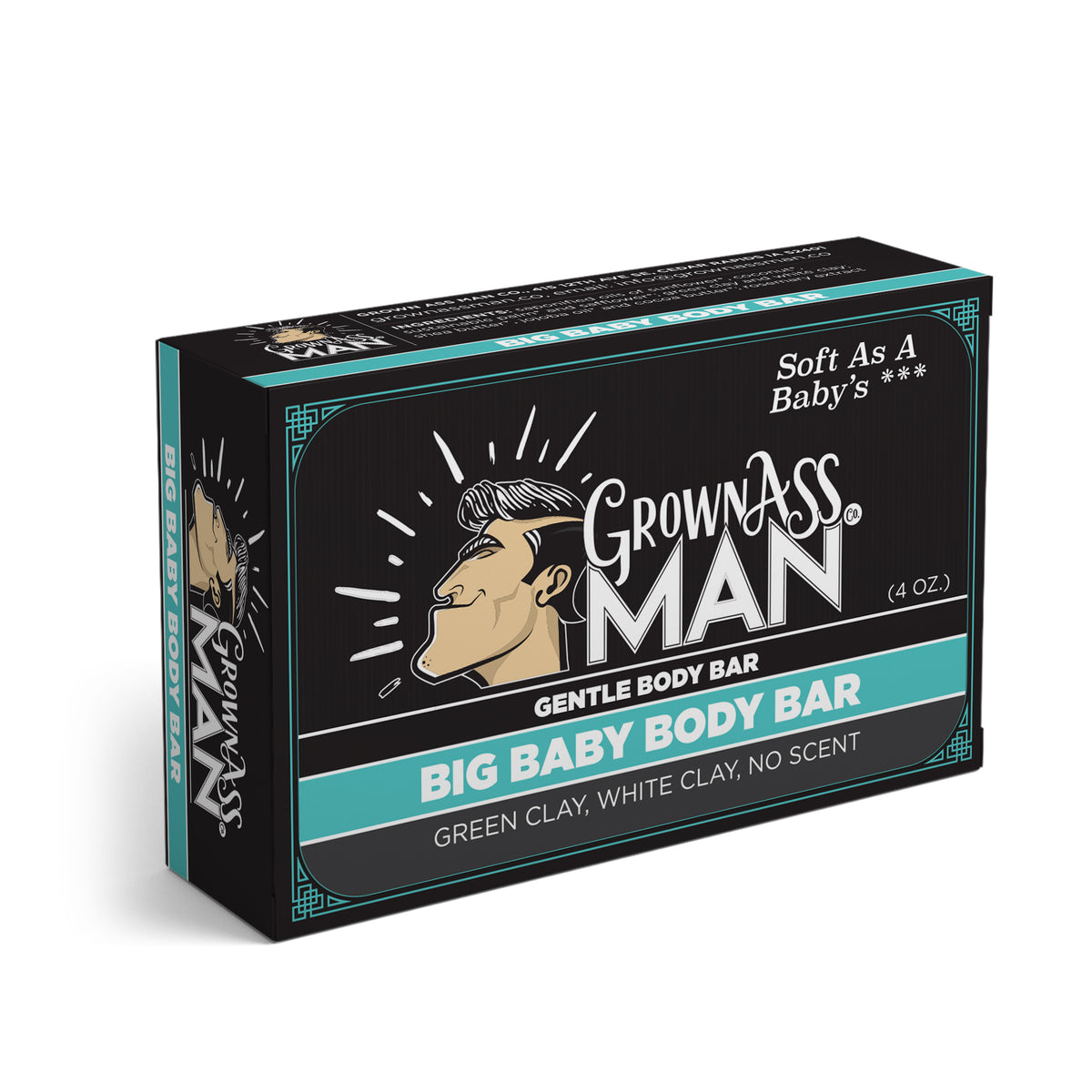 Grown Ass Man Co. Soothing Full Bath Bundle - 3-Pack