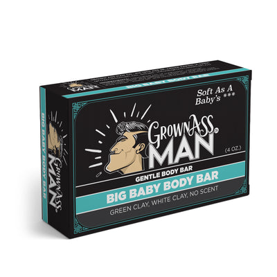 Grown Ass Man Co. Soothing Full Bath Bundle - 3-Pack