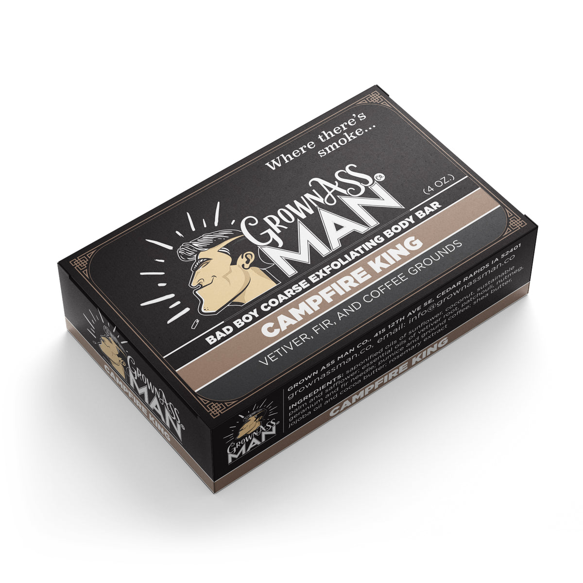 Campfire King Coarse Exfoliating Body Bar - 3-Pack