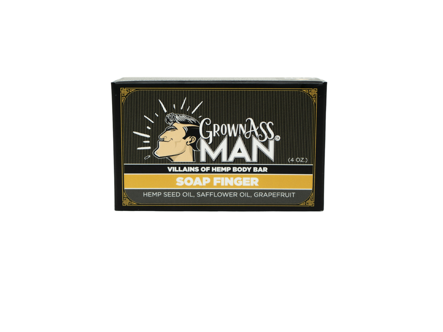 Soap Finger Villains of Hemp Body Bar - 1-Pack