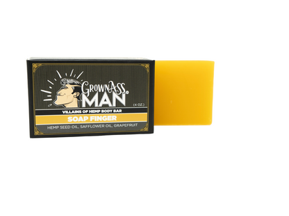 Soap Finger Villains of Hemp Body Bar - 3-Pack