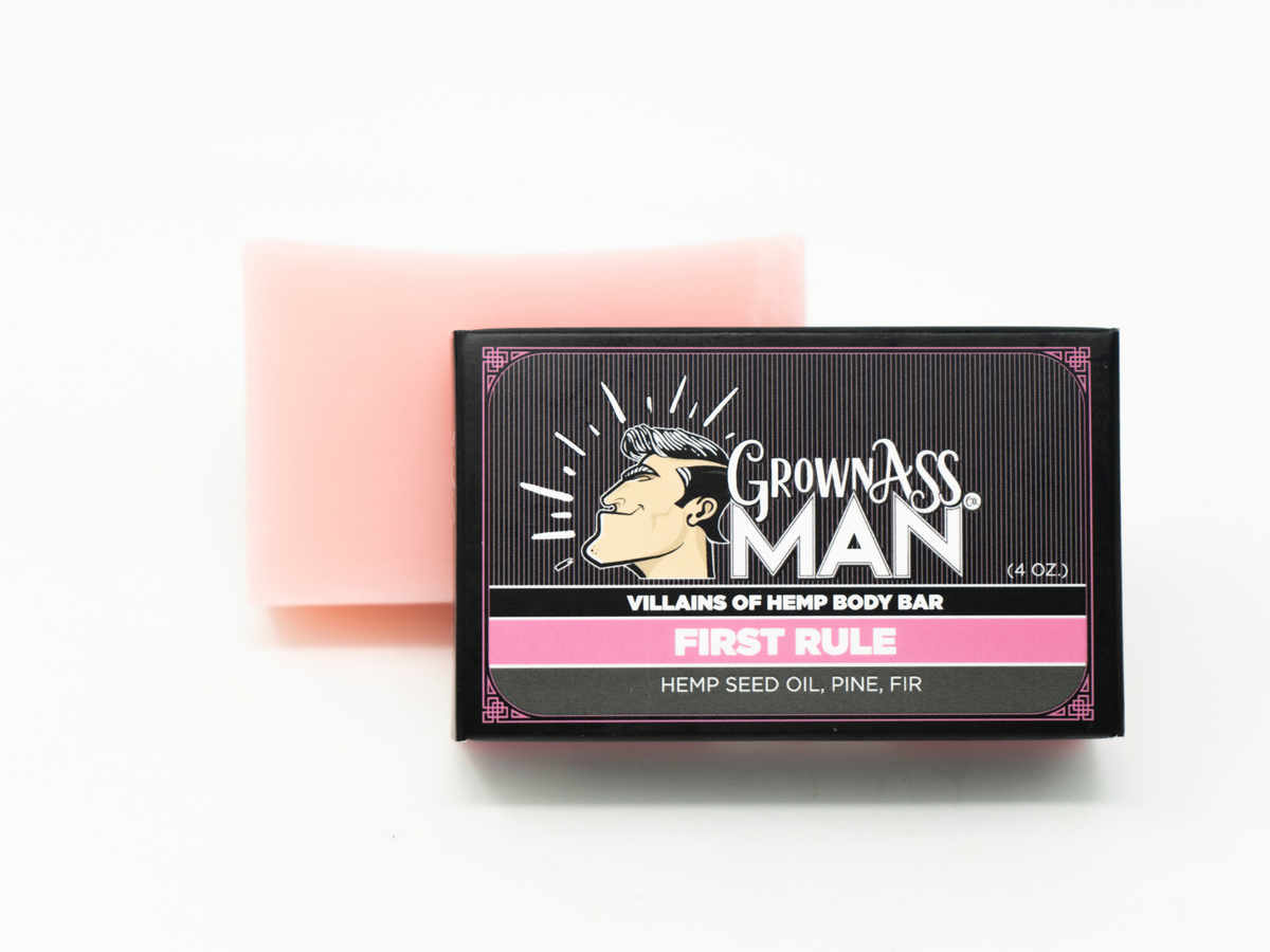 First Rule Villains of Hemp Body Bar - 3-Pack