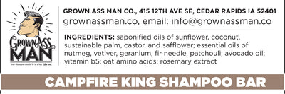 Campfire King Shampoo Bar - 3-Pack