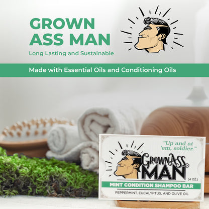 Grown Ass Man Co. Mint Condition Full Bath Bundle - 3-Pack