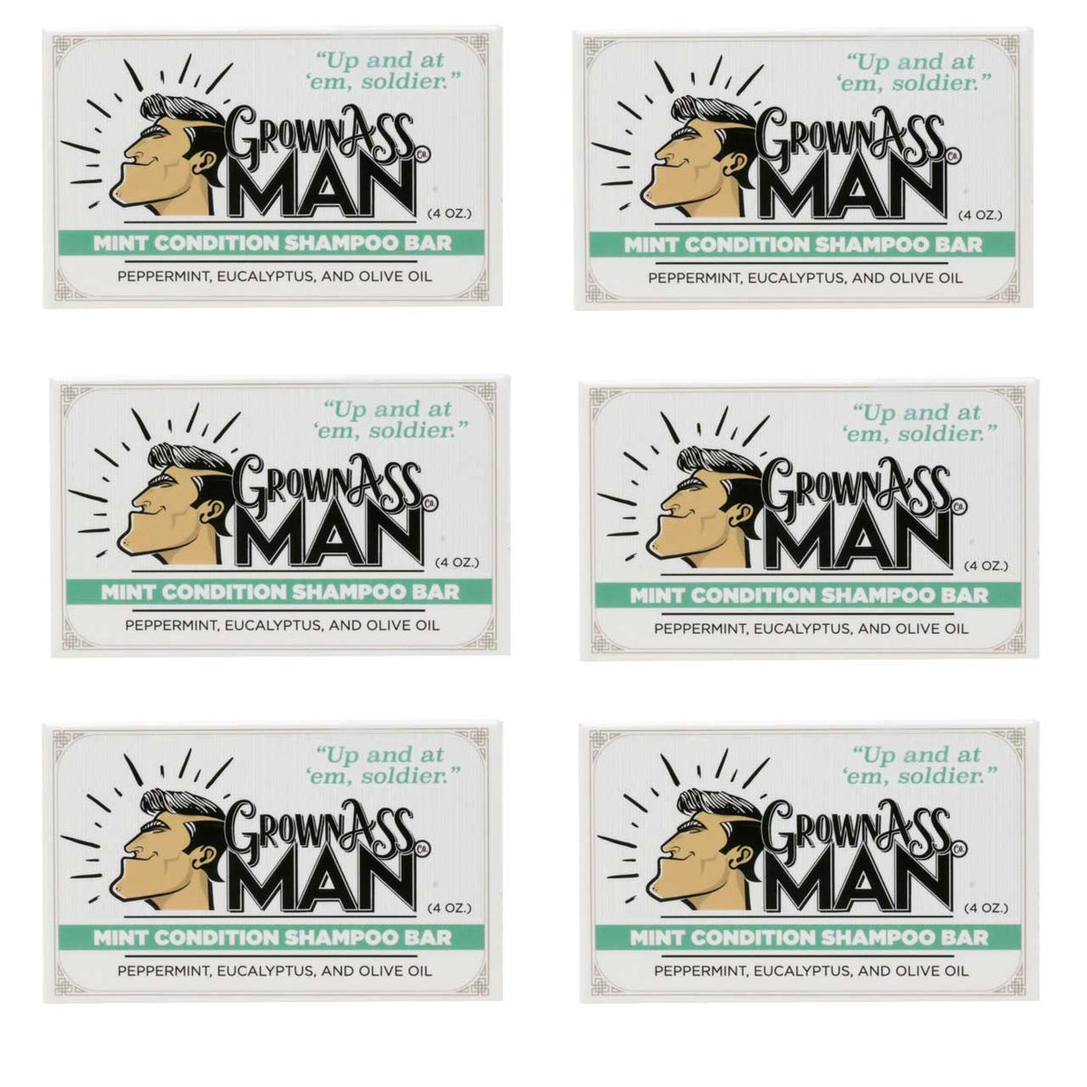 Mint Condition Shampoo Bar - 6 Pack