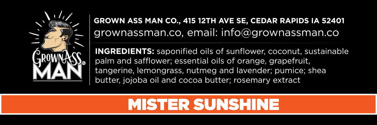 Mister Sunshine Mild Exfoliating Body Bar - 1-Pack