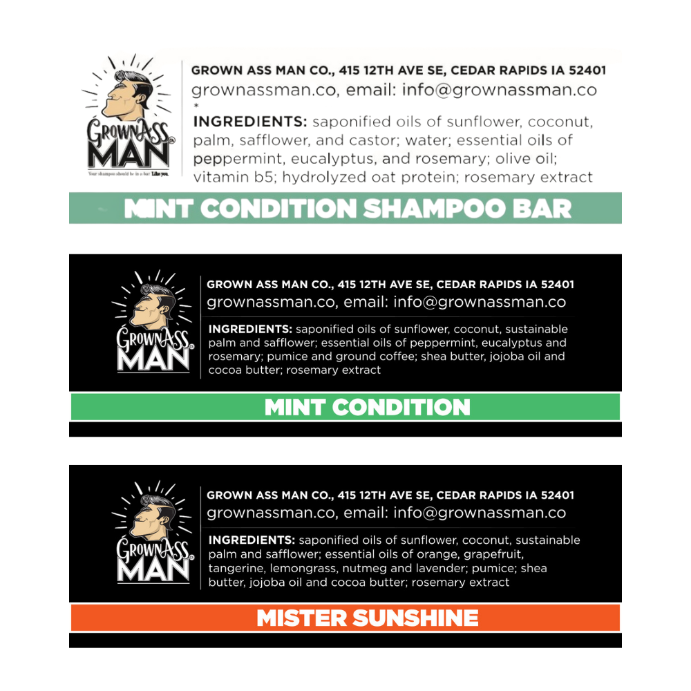 The Wake Up Shampoo & Body Bar Bundle - 3-Pack