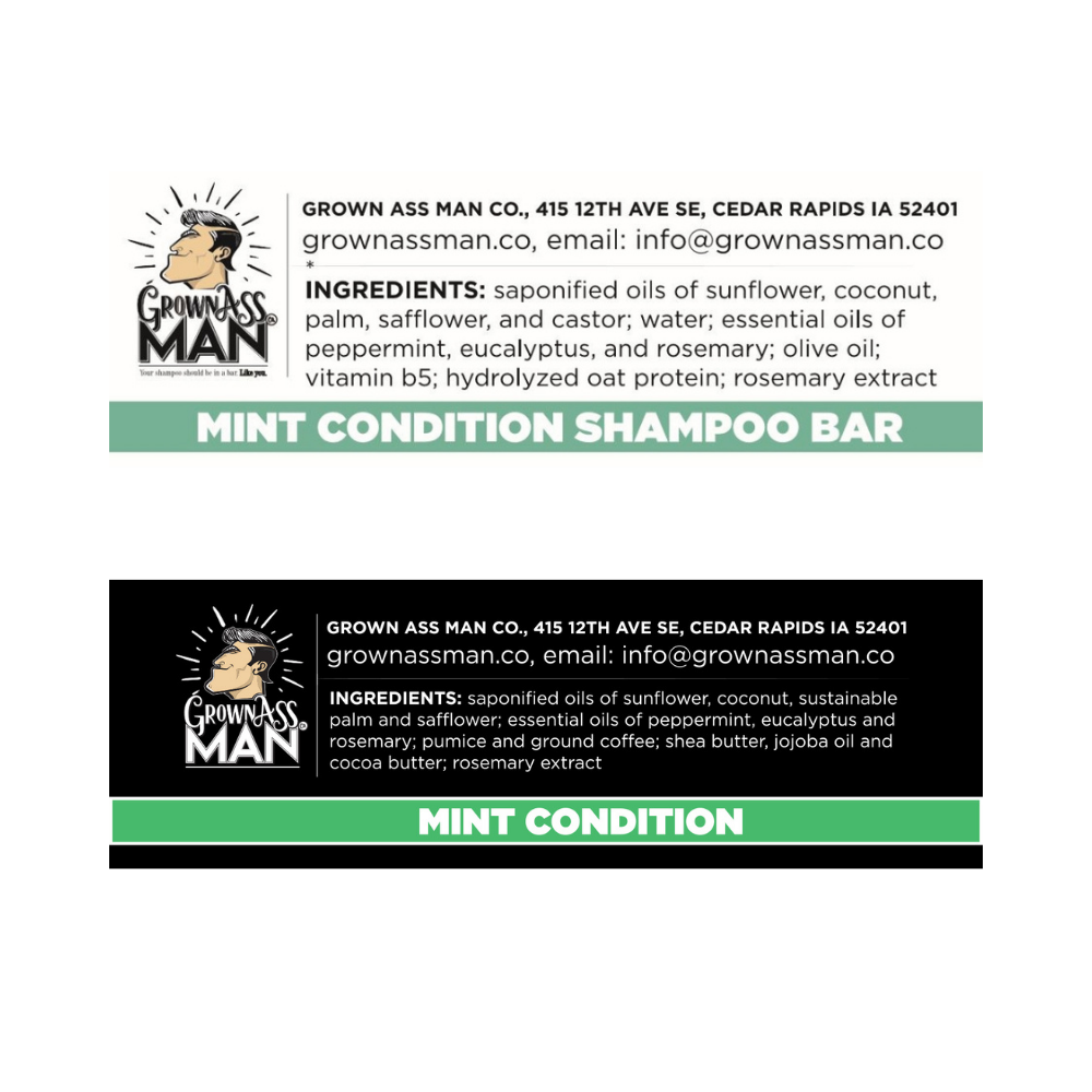 Mint Condition Shampoo & Body Bar Bundle - 3-Pack