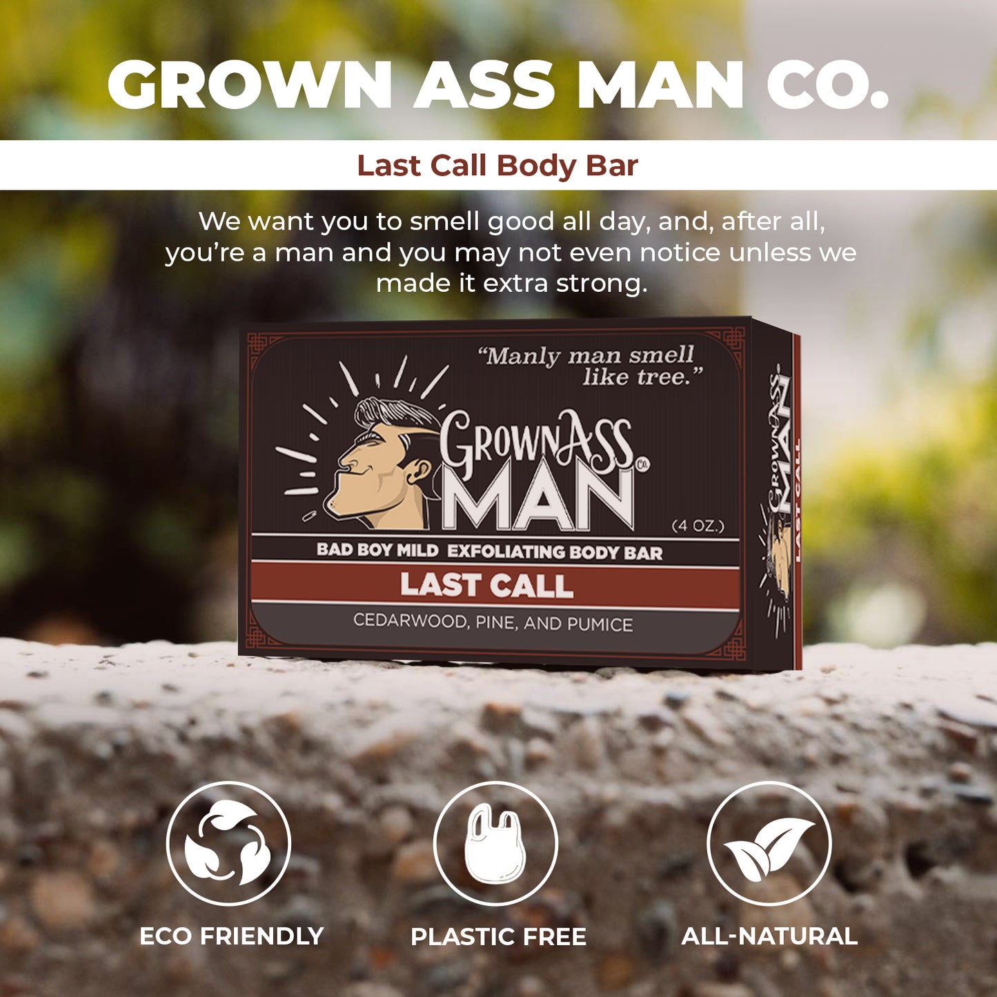 Last Call Mild Exfoliating Body Bar - 6-Pack