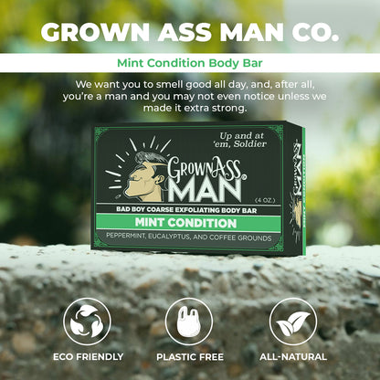 Grown Ass Man Co. Mint Condition Full Bath Bundle - 3-Pack