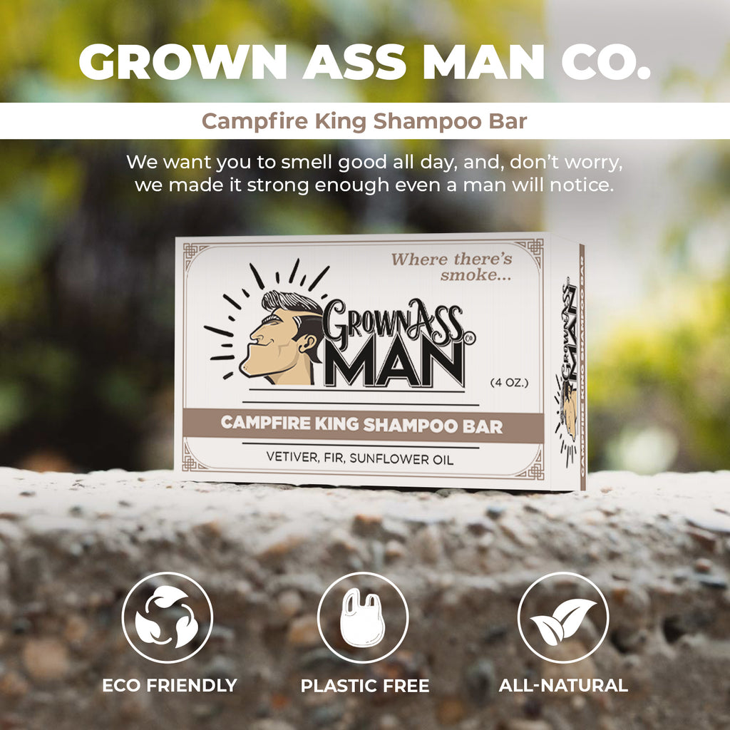 Campfire King Shampoo Bar - 3-Pack