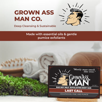 Last Call Mild Exfoliating Body Bar - 6-Pack