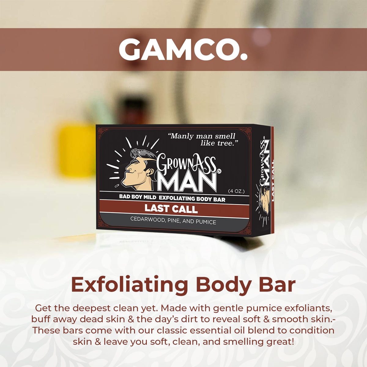 Last Call Mild Exfoliating Body Bar - 3-Pack